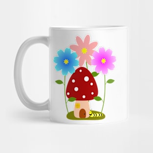 Monarch Caterpillar's Mushroom Home Mug